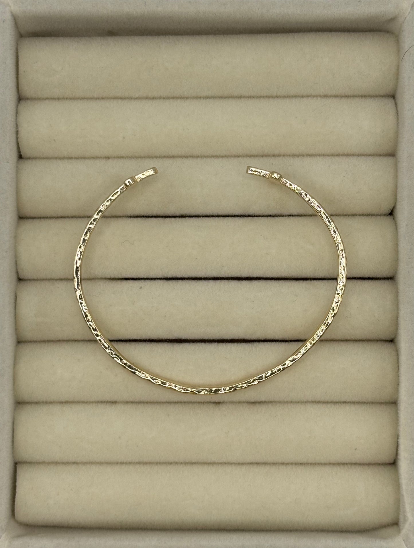Hammered Cross Cuff