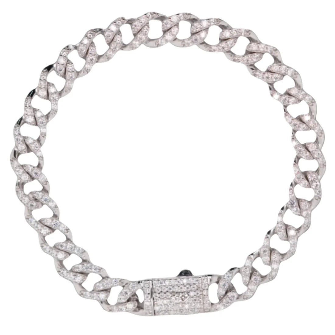 Moissanite Miami Cuban Link bracelet