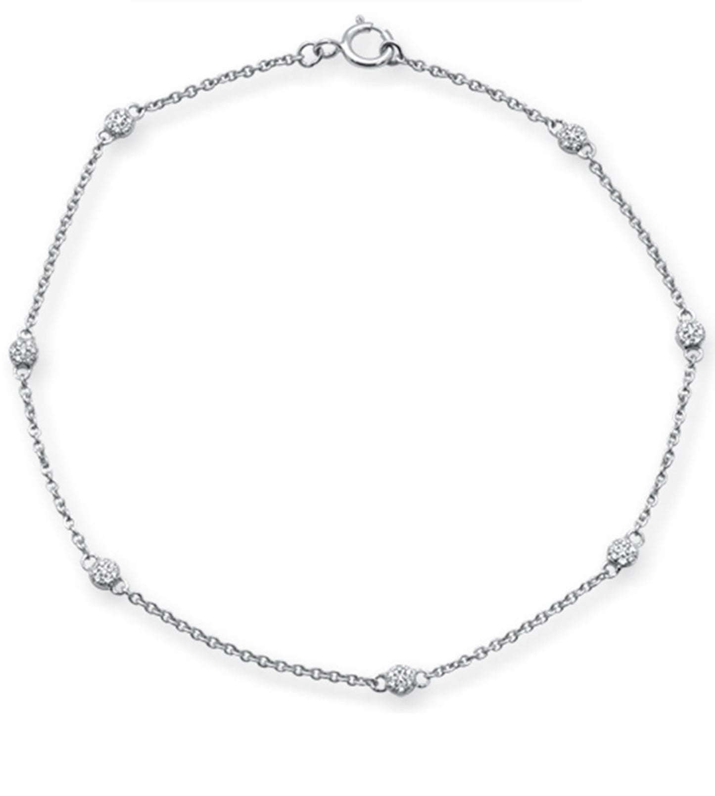 7 Station Diamond Bracelet