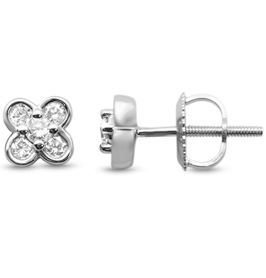 Diamond Clover Earrings