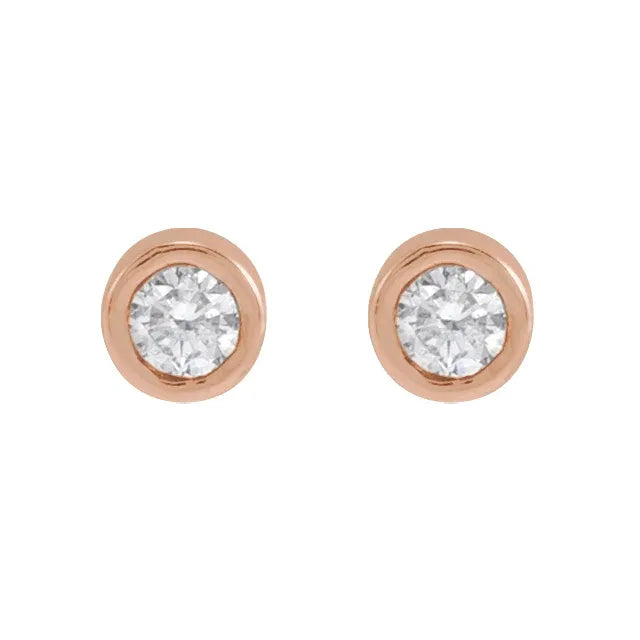 Diamond Flat back Earrings (single)