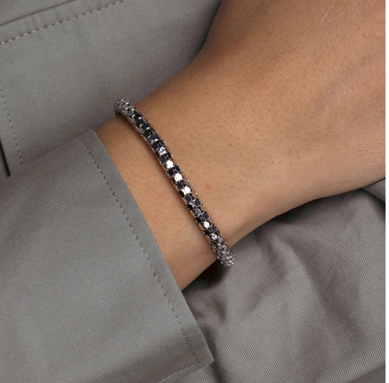 Sterling Silver Coreana Italian Bracelet