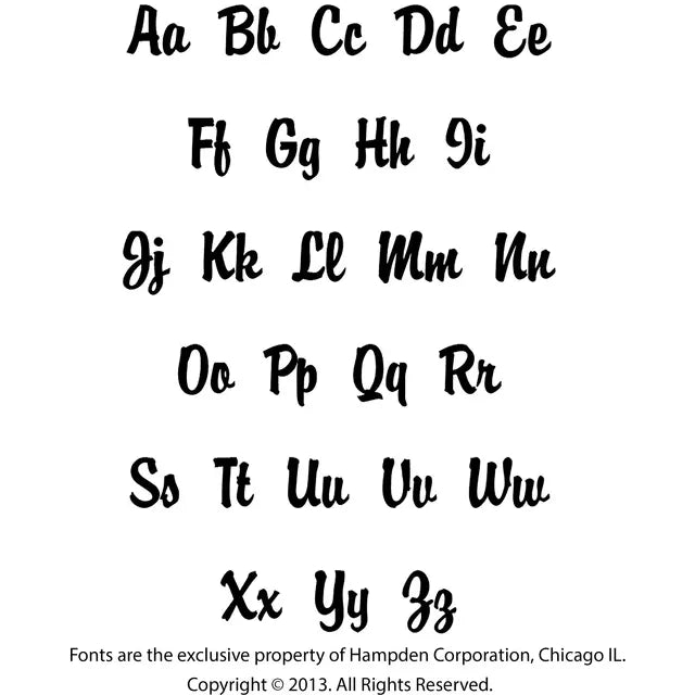 Script Nameplate Ring (EMAIL TO ORDER)