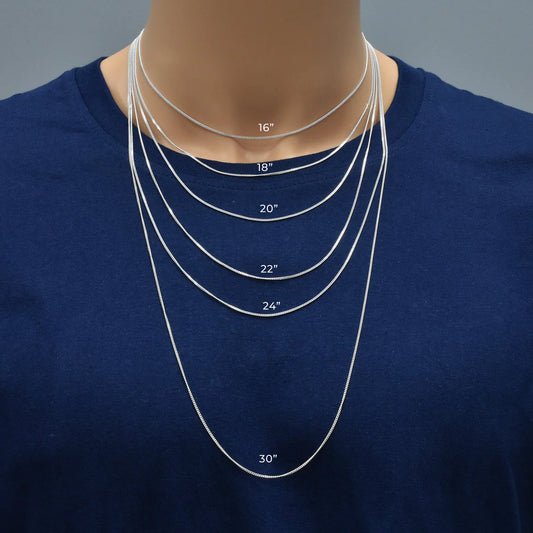 Sterling Silver 1.2mm Curb Chain