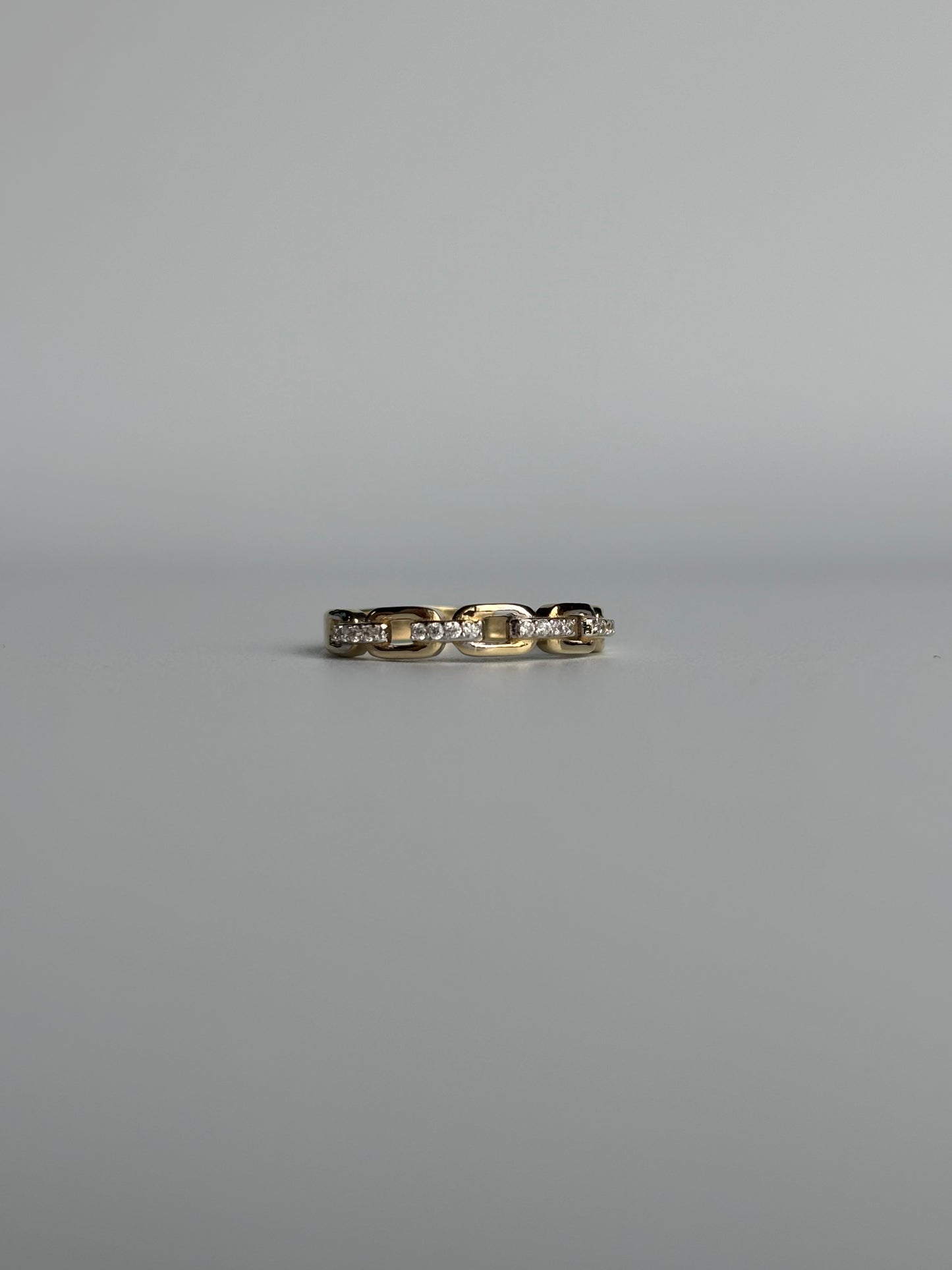 Gold Chain Link Ring