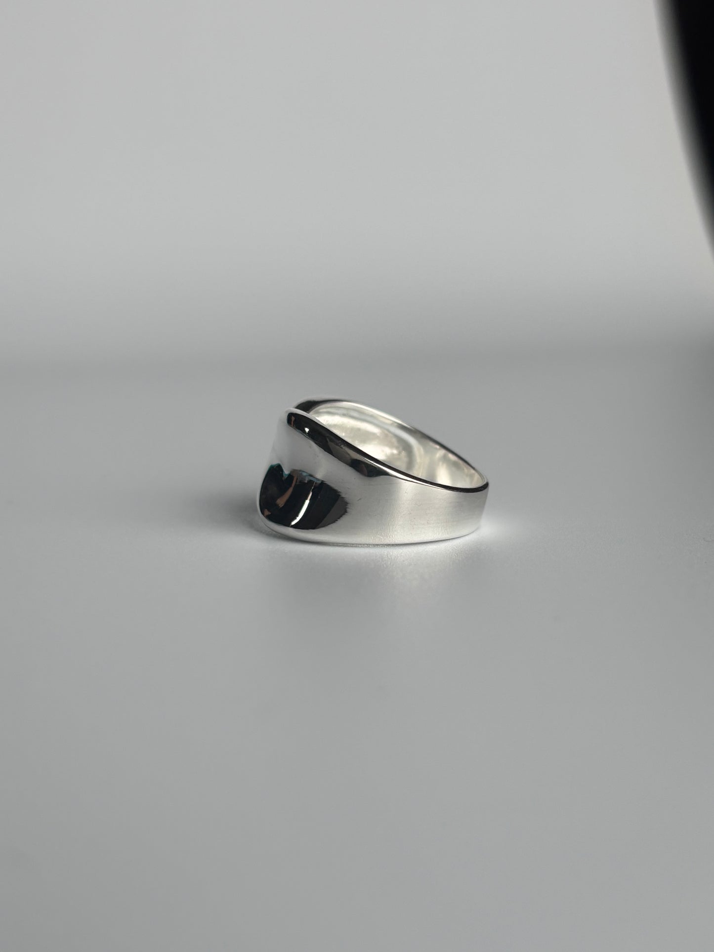 Chunky Silver Twist Ring