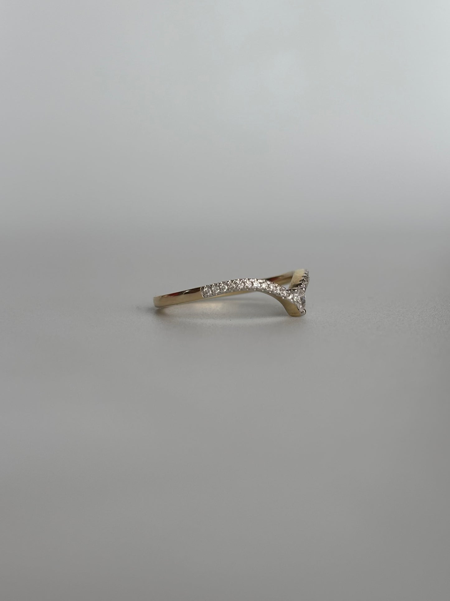 Pear Pointed Diamond Ring