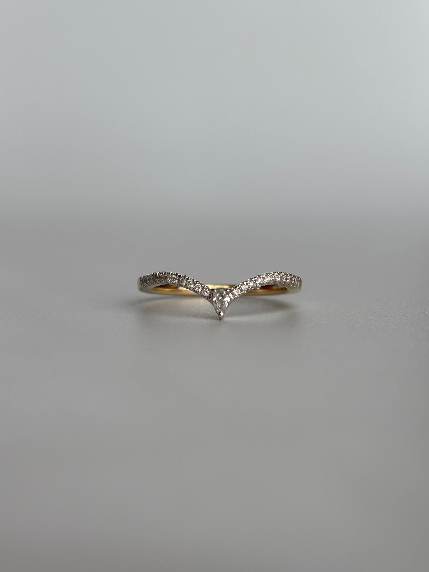 Pear Pointed Diamond Ring