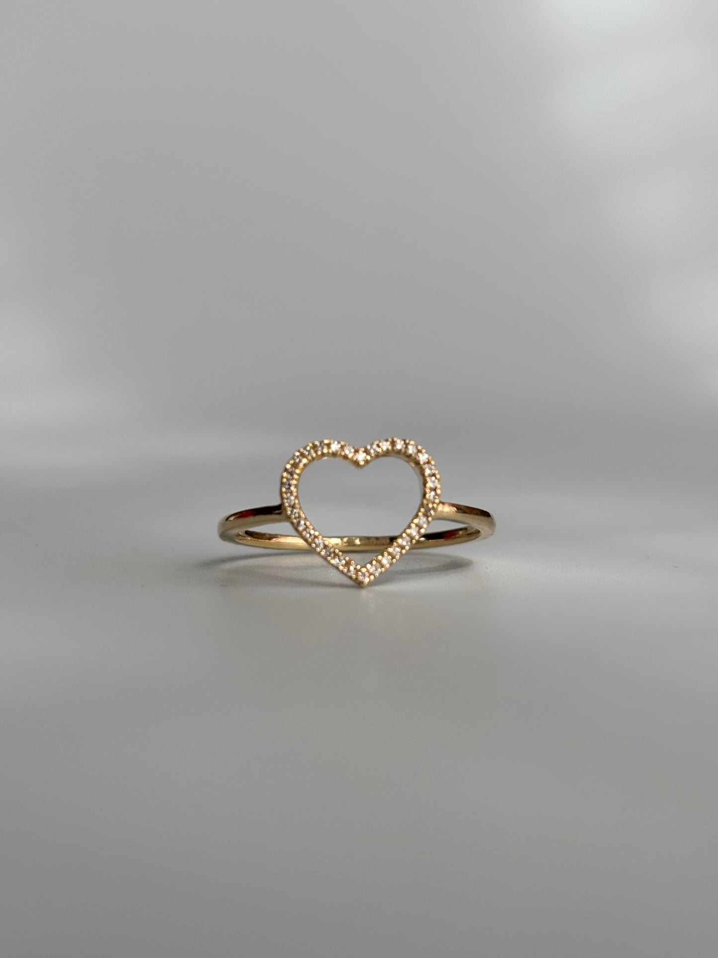 Diamond Heart Ring