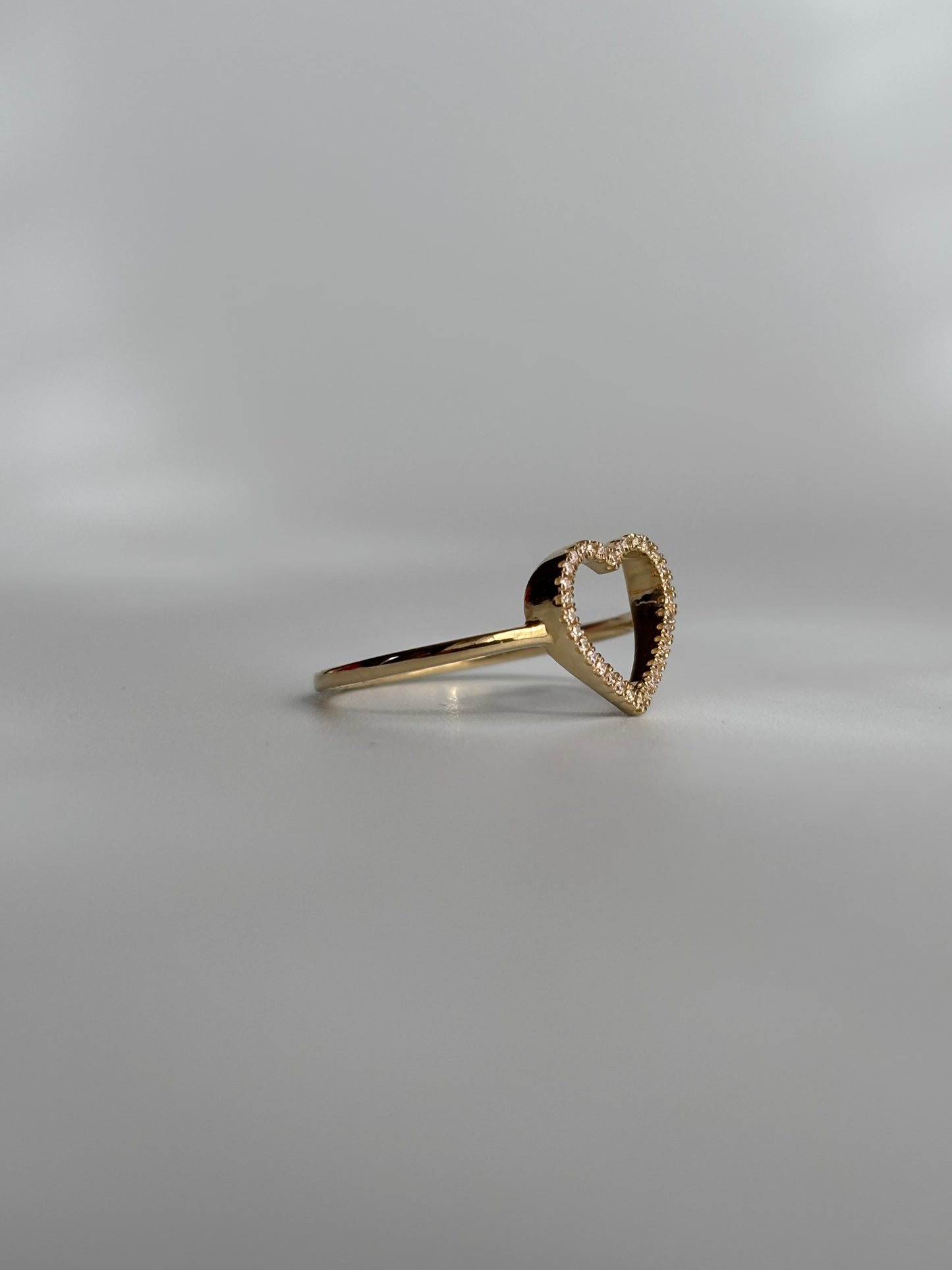 Diamond Heart Ring