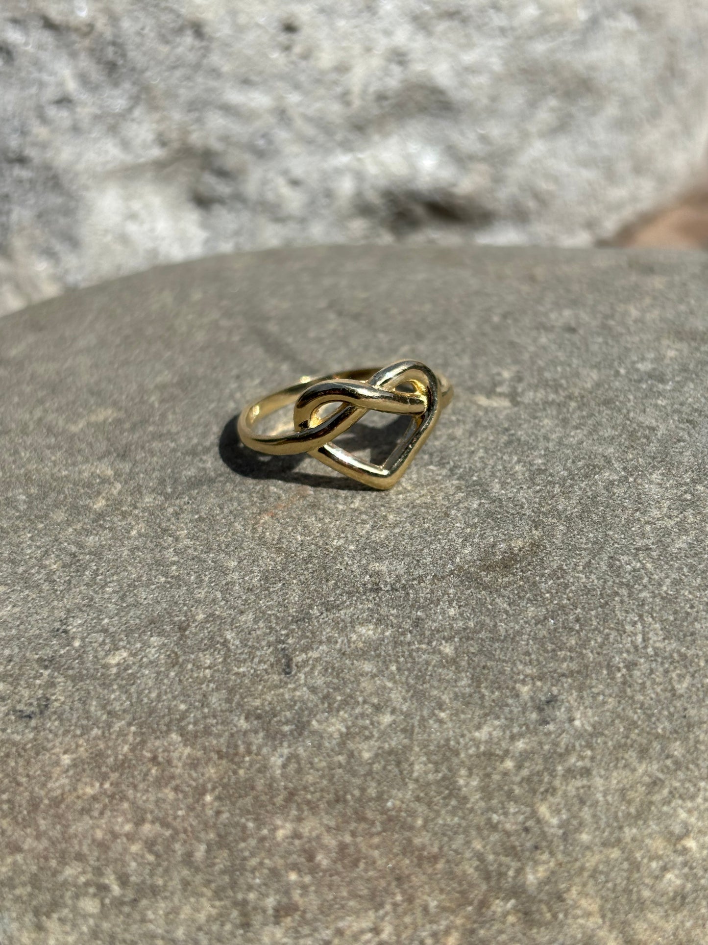 Pretzel Heart Ring