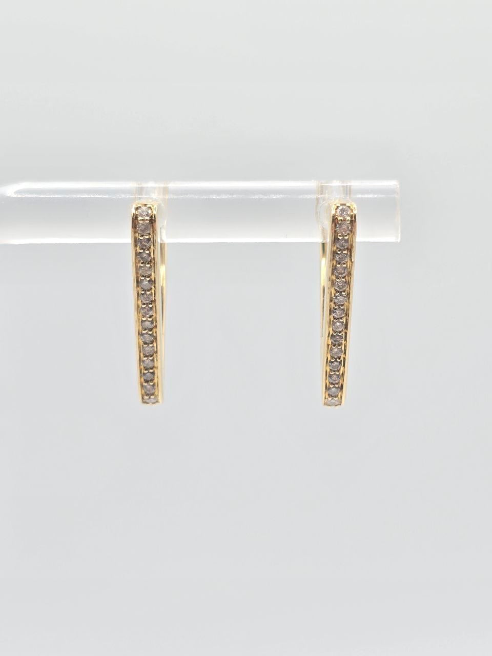 Triangle Diamond Hoops