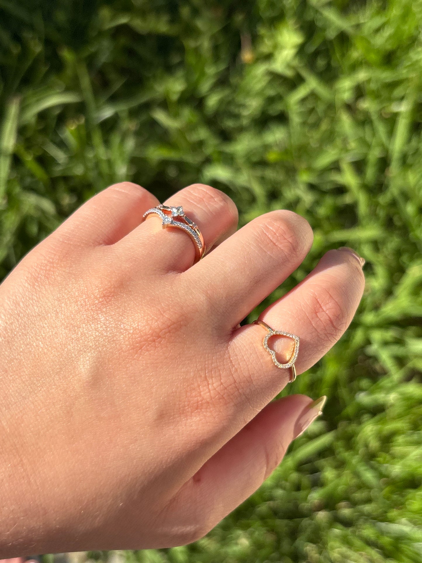 Diamond Heart Ring