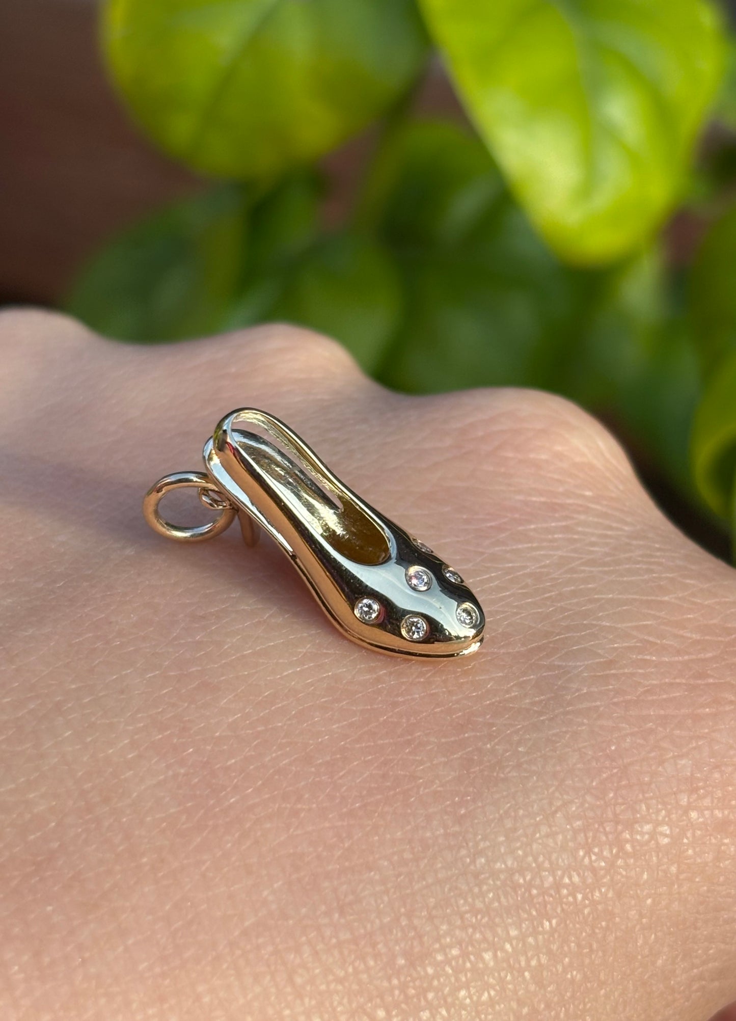 One of a kind Gold High Heel Charm