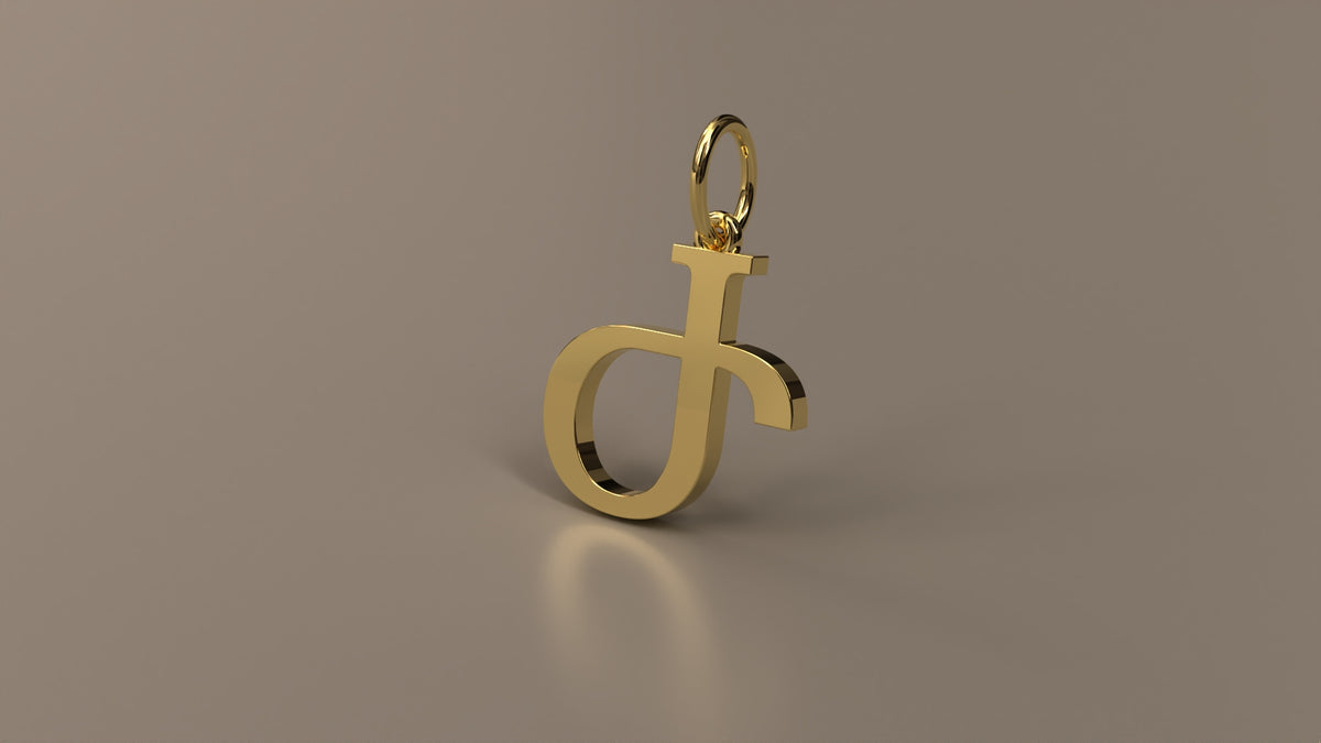 Armenian Initial Pendant Charm