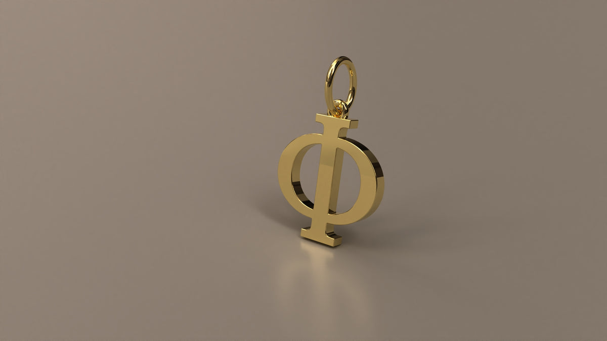 Armenian Initial Pendant Charm