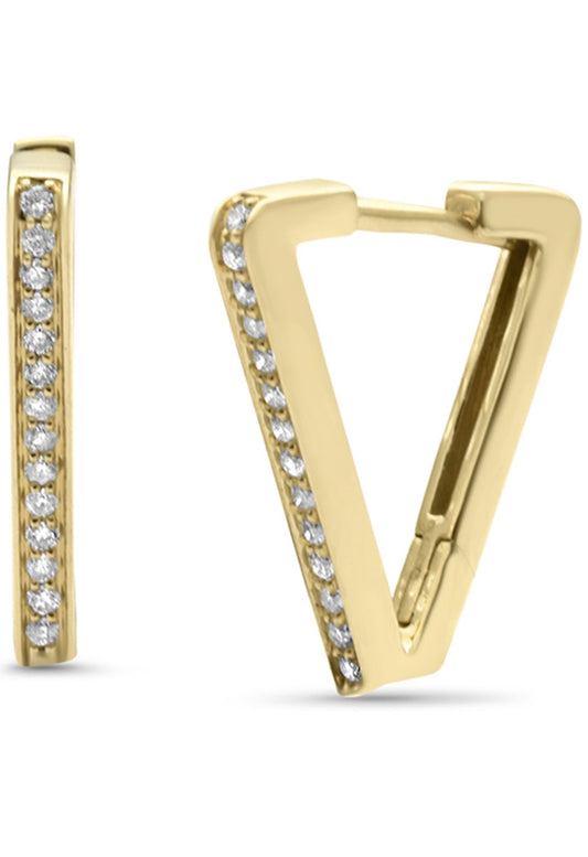 Triangle Diamond Hoops