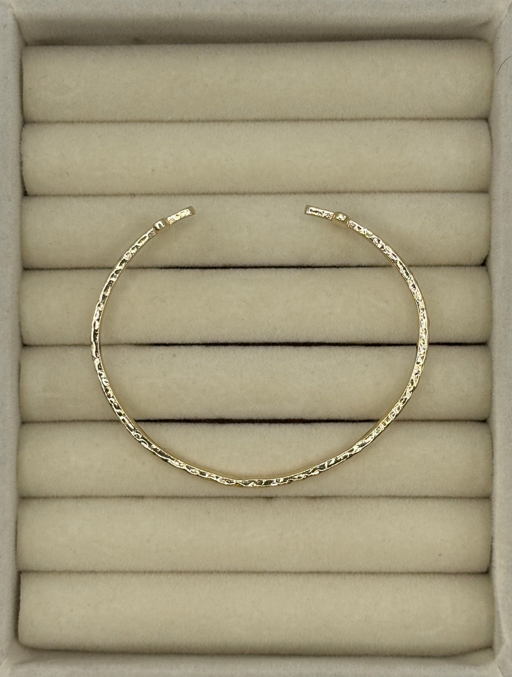 Hammered Cross Cuff