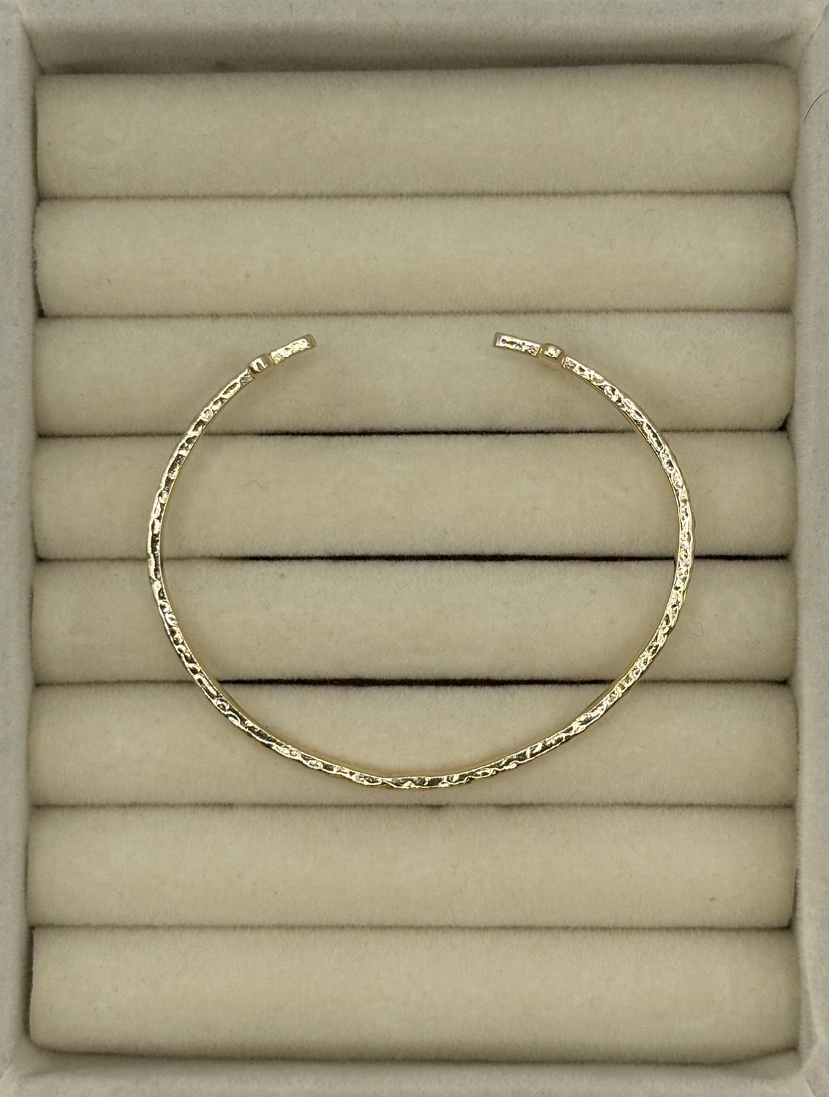 Hammered Cross Cuff