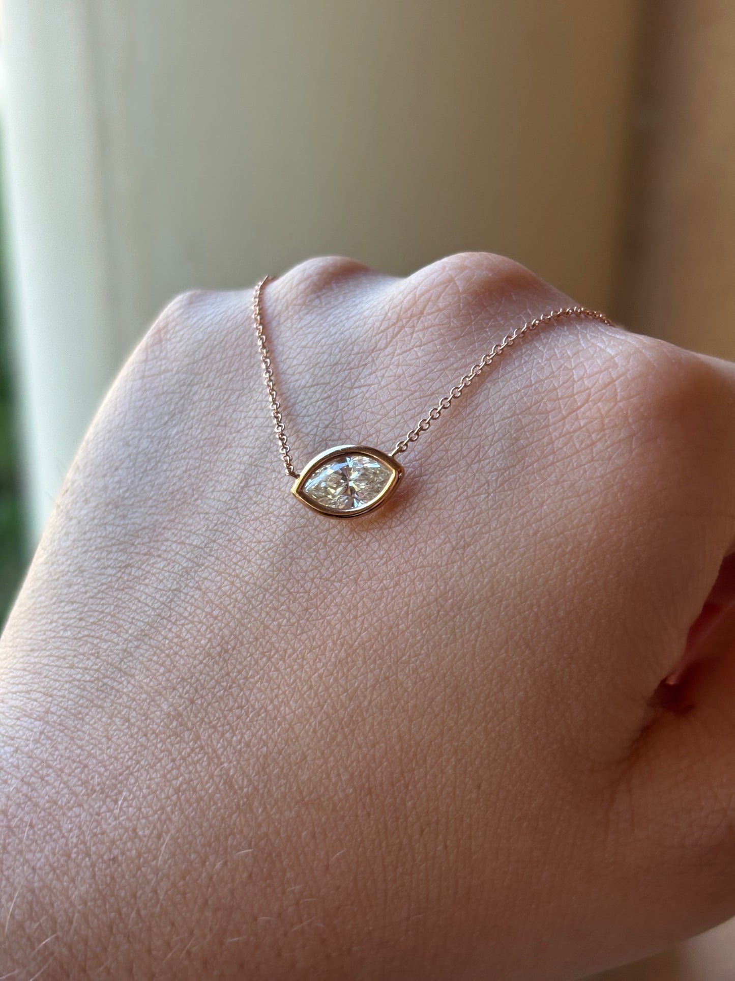 Marquise Diamond Necklace