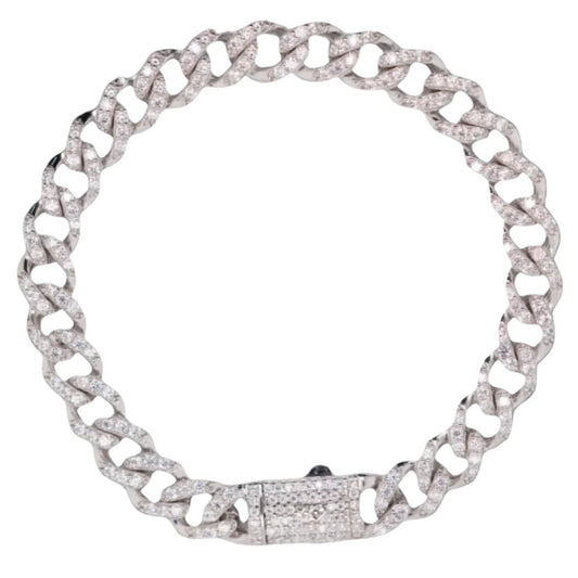 Moissanite Miami Cuban Link bracelet