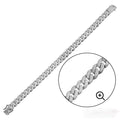 Sterling silver moissanite 9 mm Miami Cuban necklace/bracelet