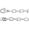 4mm Sterling Silver Rolo Link Bracelet