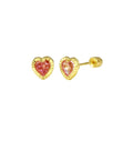 Fluted Bezel Set Studs