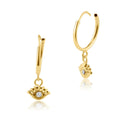 Evil Eye Dangle Earrings