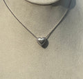 One of a Kind Double Sided Heart Necklace