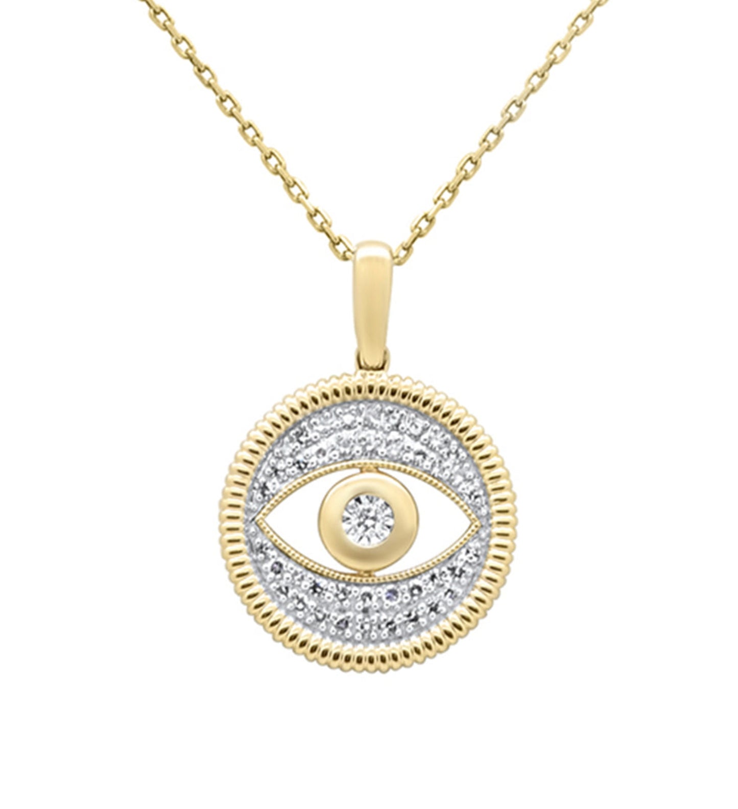 Eye Medallion Necklace