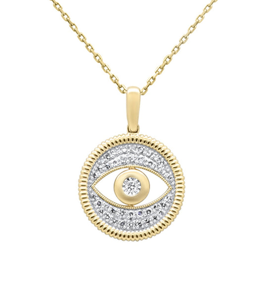 Eye Medallion Necklace
