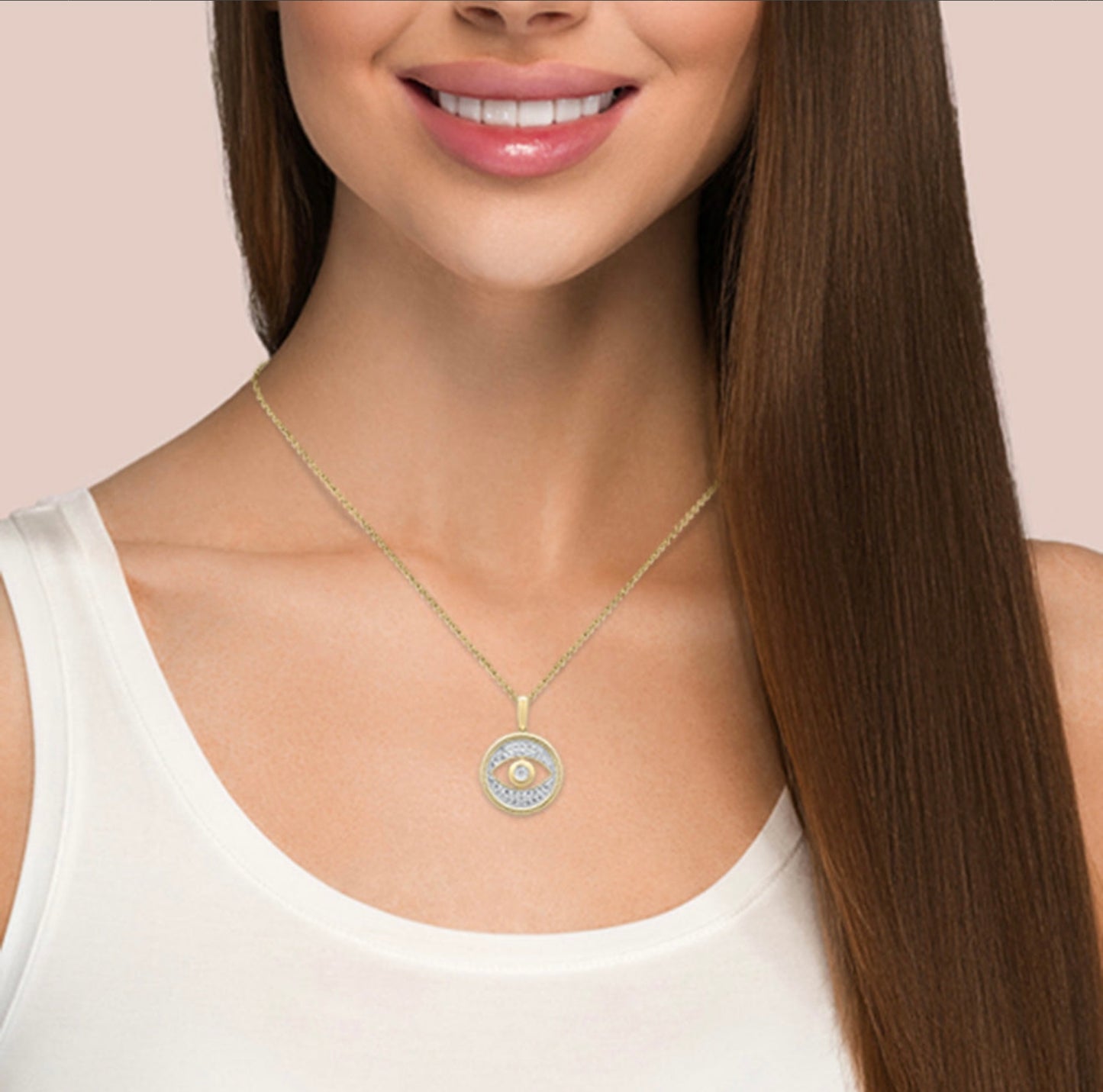 Eye Medallion Necklace