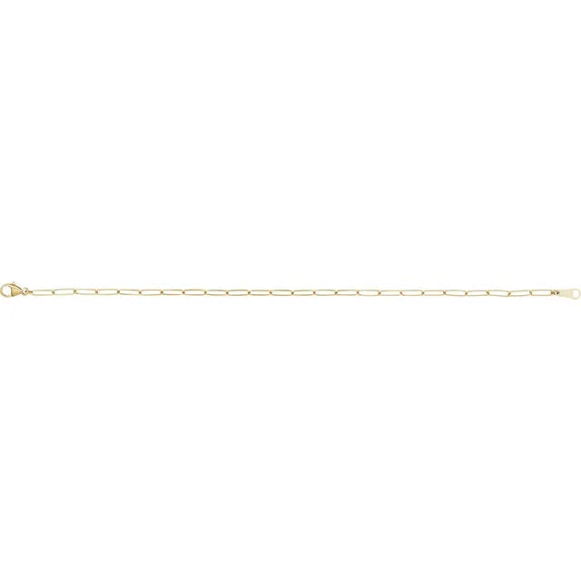 18k Paperclip Chain