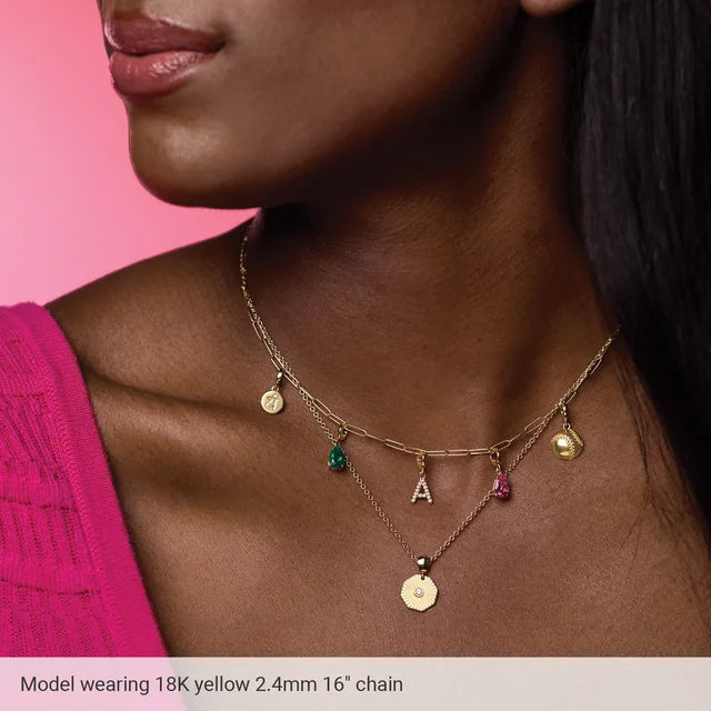 18k Paperclip Chain