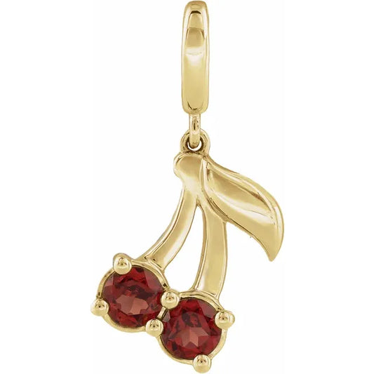 Garnet Cherry Charm