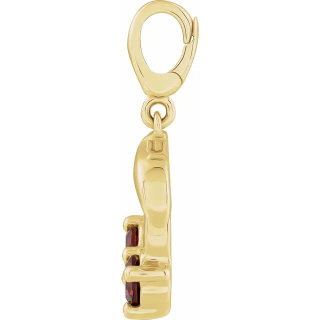 Garnet Cherry Charm