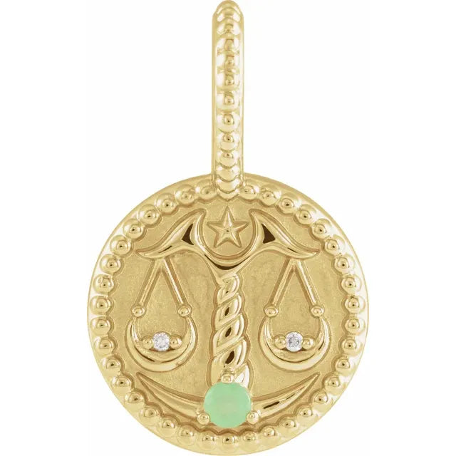 Zodiac and Gemstone Charms
