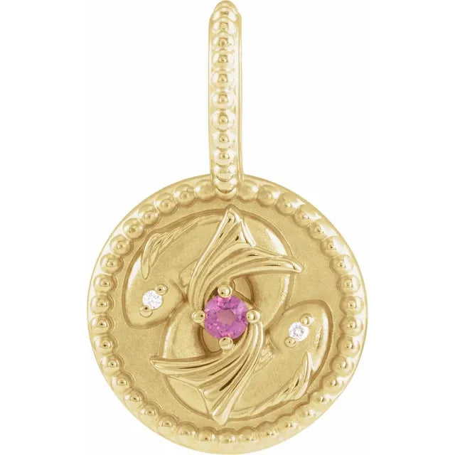 Zodiac and Gemstone Charms