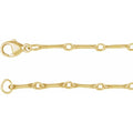 2.4mm Bar link 14k Chain