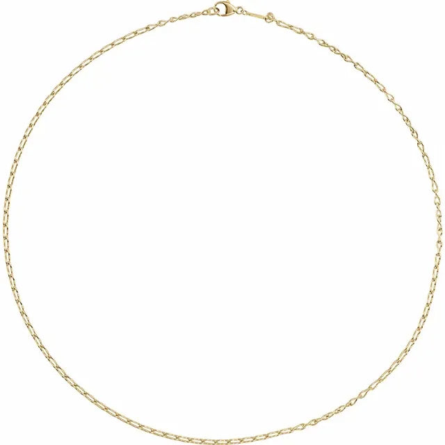2mm Figure Eight 14k Chain