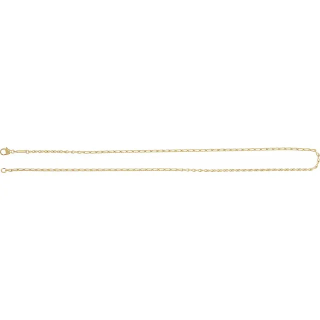 2mm Figure Eight 14k Chain