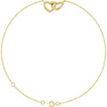 Interlocking Hearts Bracelet