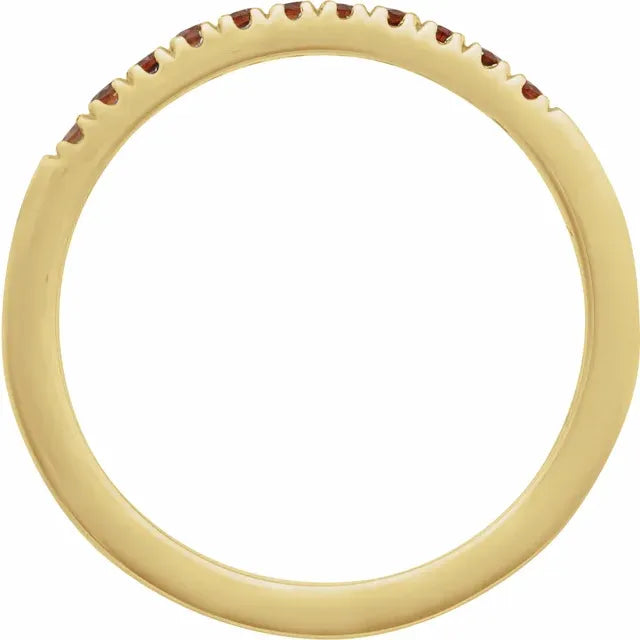 Birthstone Stacking Band Ring