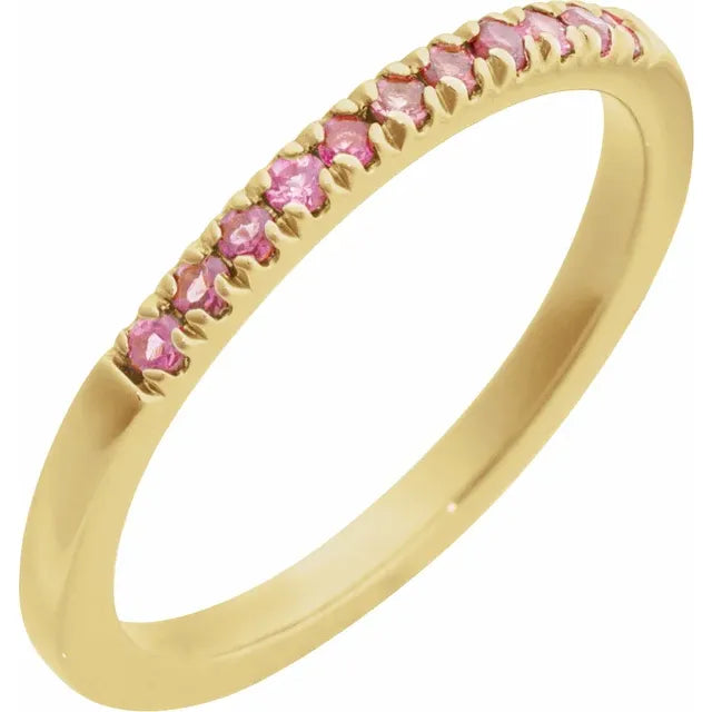 Birthstone Stacking Band Ring