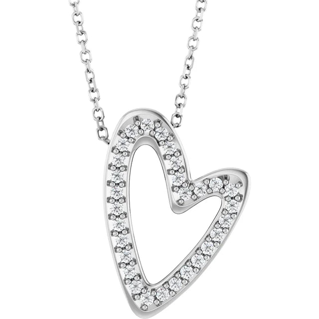 Scribble Heart Necklace