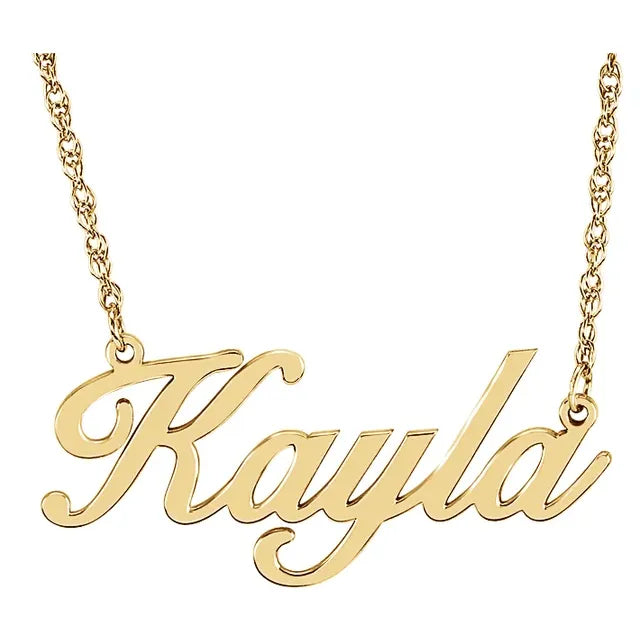 Custom Script Nameplate (EMAIL TO ORDER)