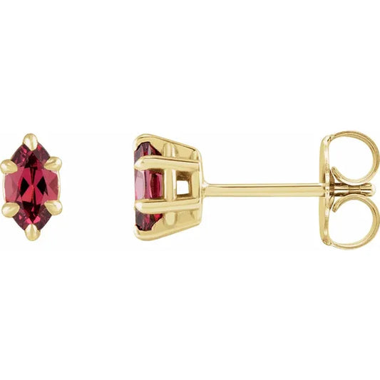 Marquise Garnet Earrings