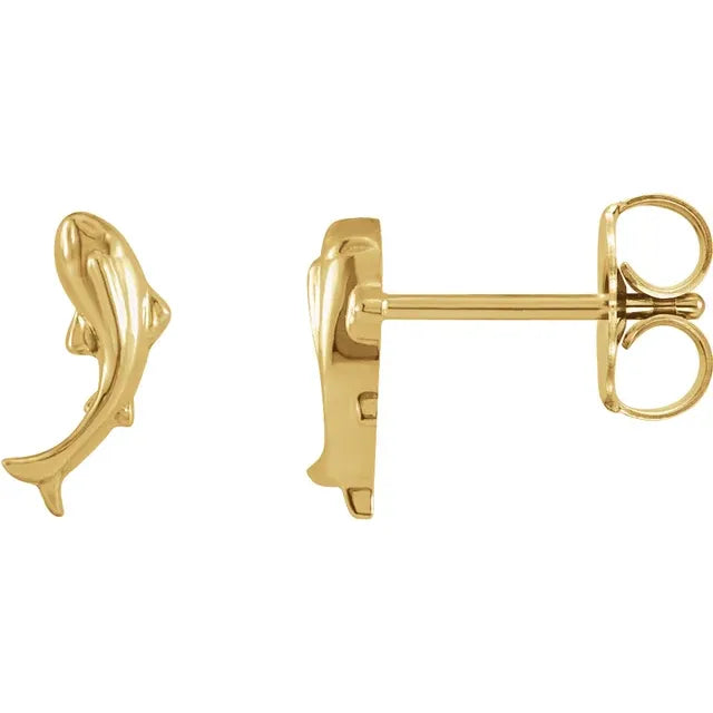 Tiny Koi Fish Earrings