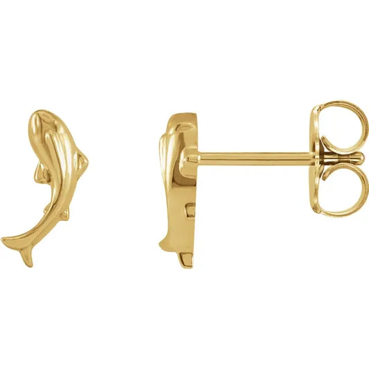 Tiny Koi Fish Earrings